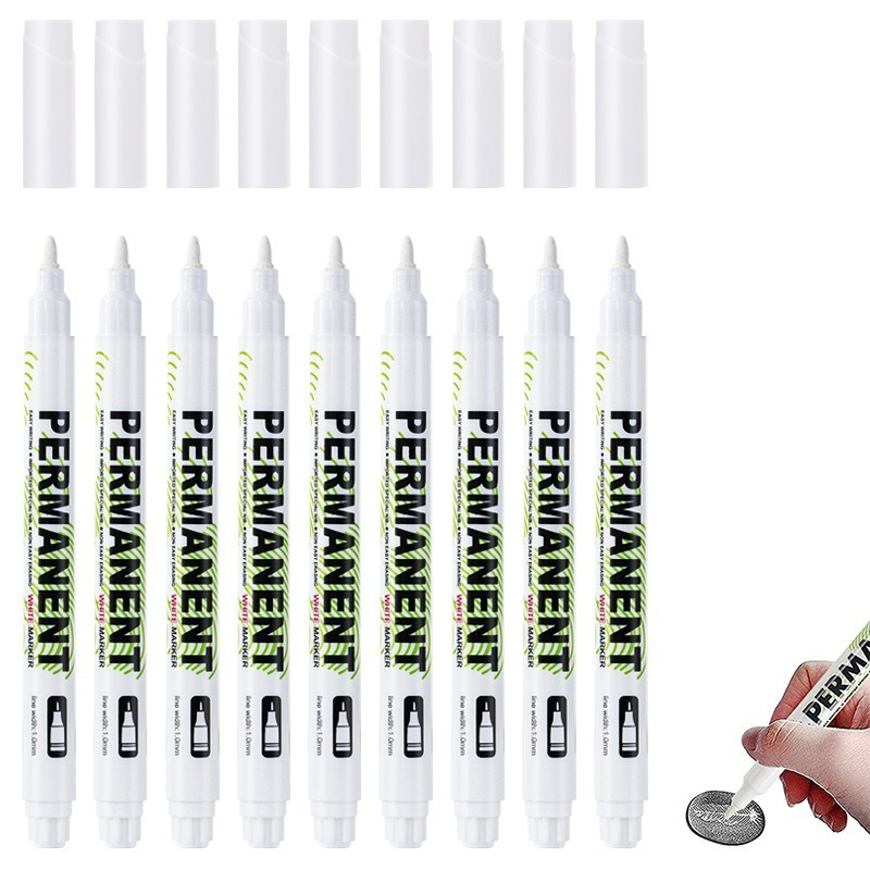 Tee Height Marker - Stylo marqueur blanc imperméable à l'alcool,