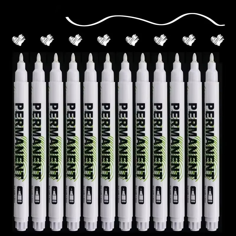 Tee Height Marker - Lot de 5 marqueurs blancs permanents
