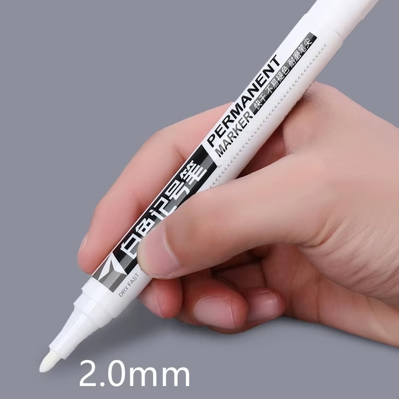 Tee Height Marker - Marqueur blanc imperméable en caoutchouc, stylo
