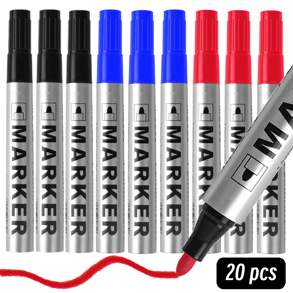 Tee Height Marker - Marqueur permanent imperméable noir pour pneus,