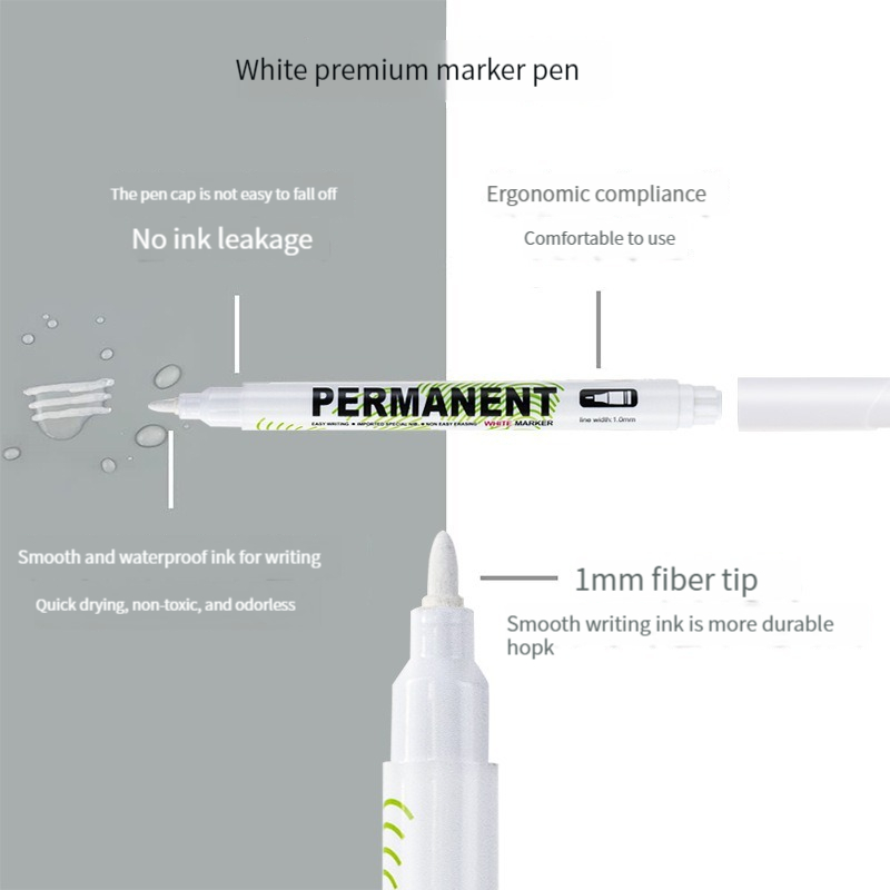 Stylo marqueur blanc imperméab - Tee Height Marker avis et prix