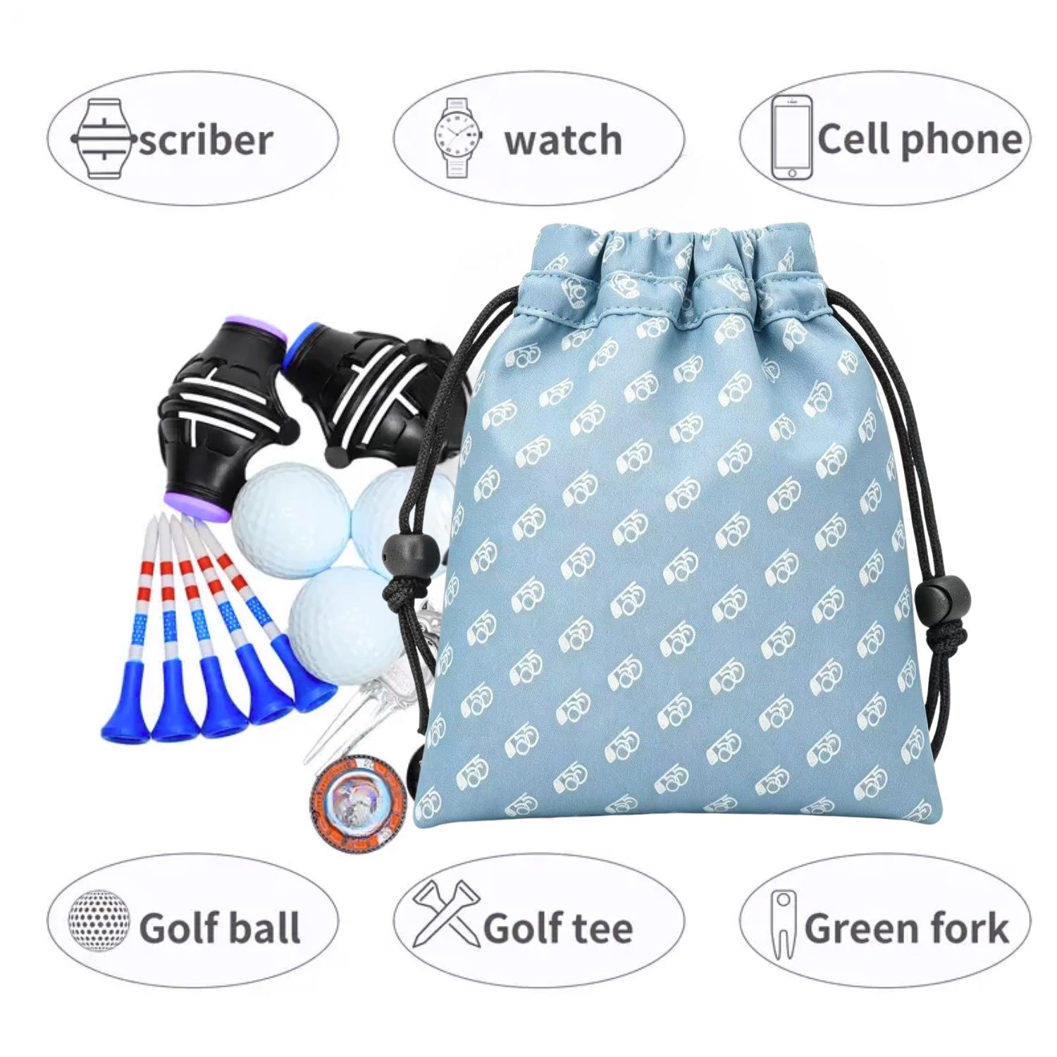 Sac minimaliste bleu pour obje - Golf Equipment Drawing avis et prix